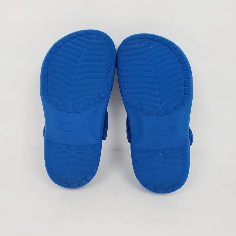 Crocs Classic Toddler Boys Size 12 Blue Slip On Casual Clog Sandal Shoes